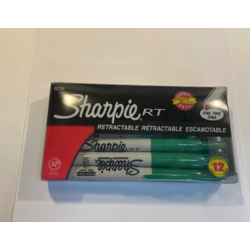 Sharpie Permanent Markers Green Pack 12