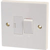 Securlec 1 Gang Switched Fused Spur Double Pole Round Edge