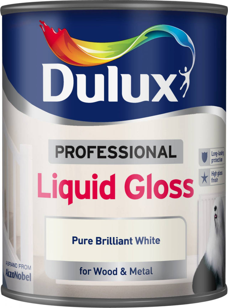 Dulux Professional Liquid Gloss 750ml Pure Brilliant White
