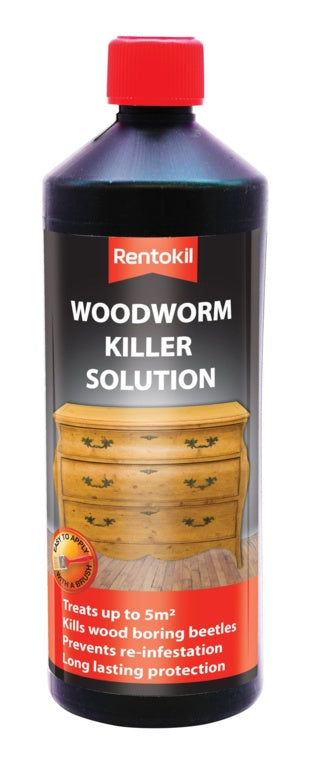Rentokil Woodworm Killer Solution 1L