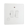 BG 13a Plastic Switched Fused Spur With LED Pearlescent White