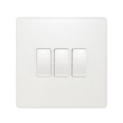 BG 20a 16ax 3g 2 Way Plastic Switch Pearlescent White