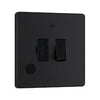 BG 13A Plastic Switched Fused Spur with LED Matt Black