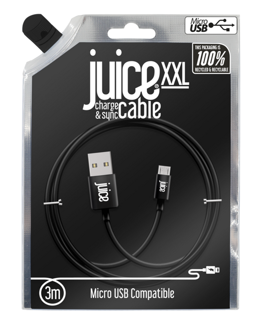 Juice USB Charge Cable 3m Black