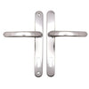 Securit Upvc Sprung Door Handle 92 PZ (Pair) 215mm White