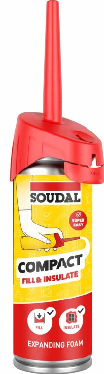 Soudal Compact Fill & Insulate Gap Filling Foam 150ml