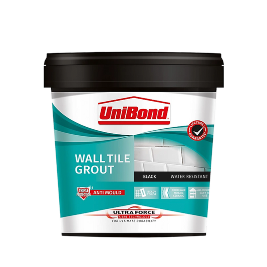 UniBond Ultraforce Wall Tile Grout 1.38kg Black