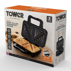 Tower Deep Fill Sandwich Maker 900w