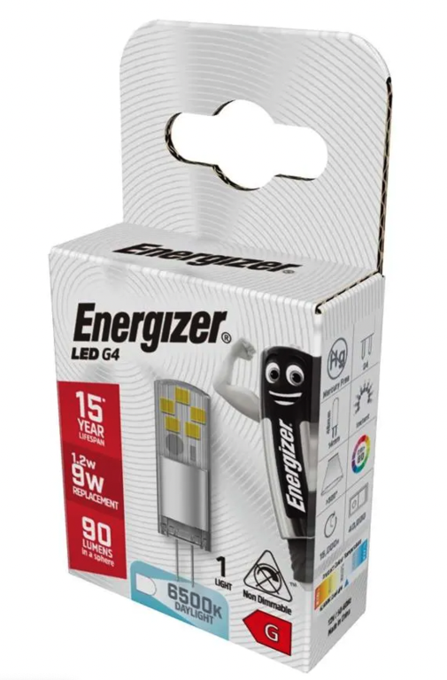 Energizer LED G4 90lm 6500k Daylight 1.2w