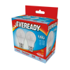 Eveready LED GLS BC B22 6500k Daylight Pack 2 8.8w