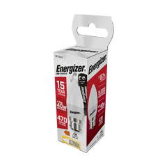 Energizer LED Candle BC B22 6500k Daylight 4.9w