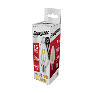 Energizer Filament LED Candle SES E14 2700k 4w