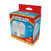 Eveready LED GLS BC B22 3000k Warm White Pack 2 1521lm