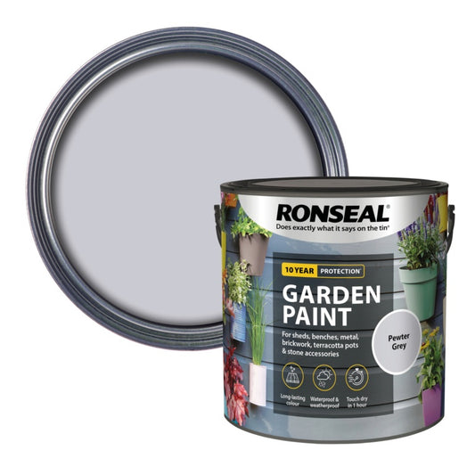 Ronseal Garden Paint 2.5L Pewter Grey