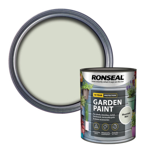 Ronseal Garden Paint 750ml Mountain Mist