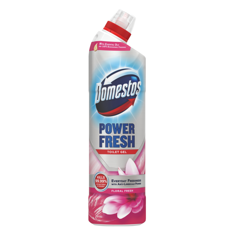 Domestos Power Fresh Toilet Gel 750ml Floral