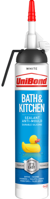 UniBond Bath & Kitchen Pressure Pack 208g White