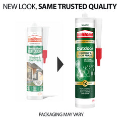 UniBond Outdoor Window & Door Frame Sealant Cartridge 392g White