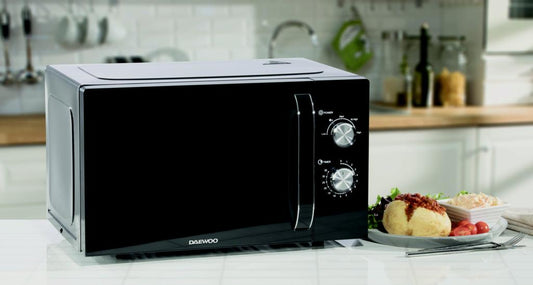 Daewoo Black Microwave 800w 23L