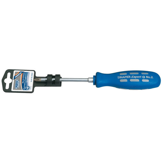 Draper Cross Slot Mechanics Screwdriver No 2 100mm