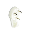 Securit Hard Wall Picture Hooks White (3) 30mm