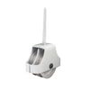 Securit Double Screw-In Pulley White 45mm