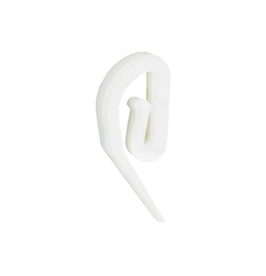 Securit Plastic Curtain Hooks White S6430