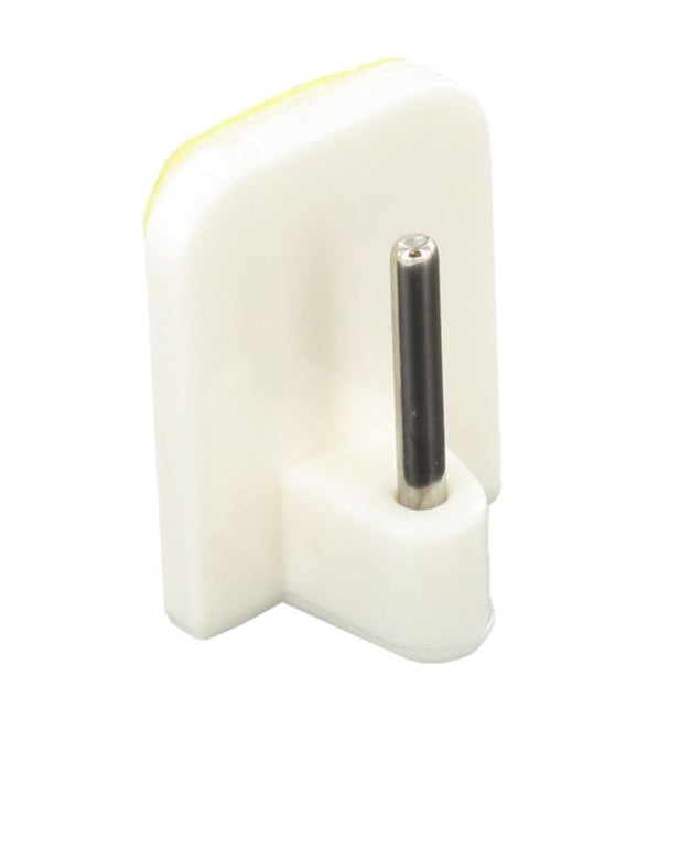 Securit Self-Adhesive Curtain Rod Hooks (4) White