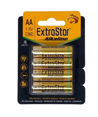 Extrastar Alkaline Batteries 1.5v Aa Pack 8