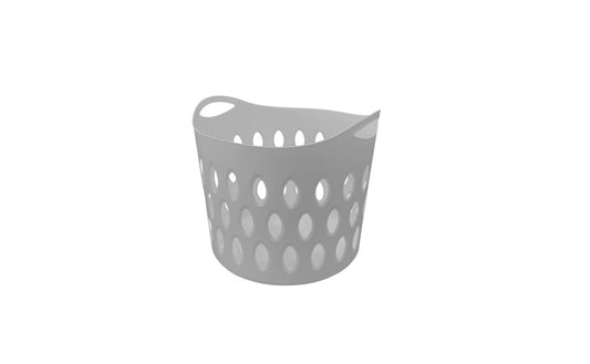 Signature Small Flexi Laundry Basket Grey