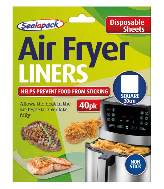 Sealapack Disposable Air Fryer Liner Square 40 Pack
