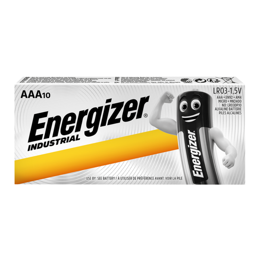 Energizer AAA Industrial Batteries Pack 10