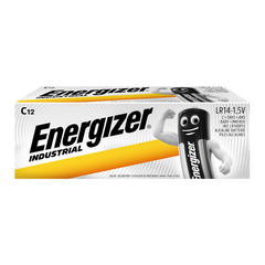 Energizer C Size Industrial Batteries Pack 12