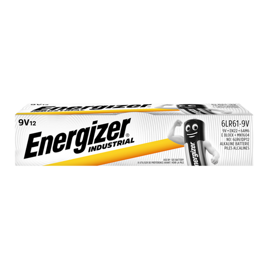 Energizer 9v Industrial Batteries Pack 12