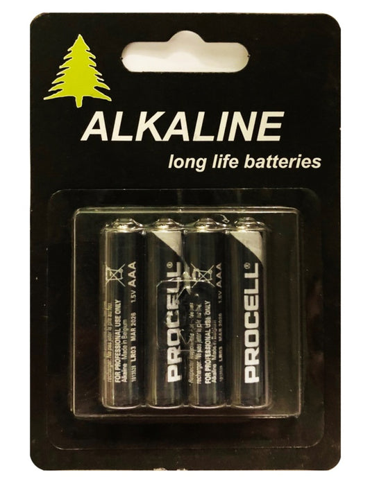 Procell AAA Batteries Pack 4