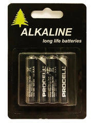 Procell AAA Batteries Pack 4