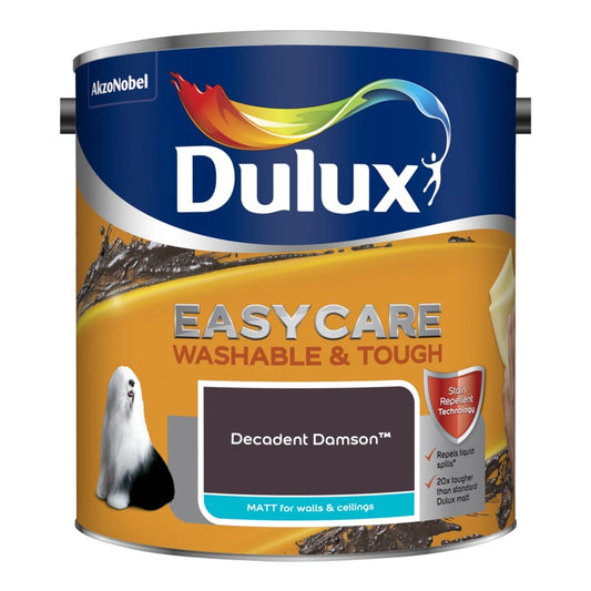Dulux Easycare Washable & Tough Matt 2.5L Decadent Damson