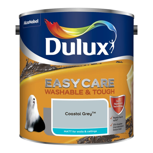 Dulux Easycare Washable & Tough Matt 2.5L Stonewashed Blue