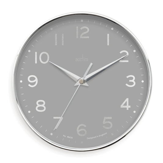 Rand Wall Clock 20cm Grey