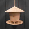 Earthy Sustainable Round Bird Feeder Coffee