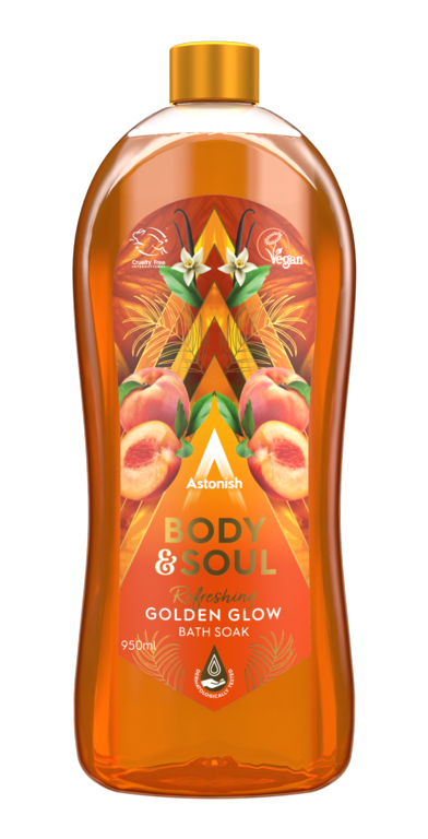 Astonish Golden Glow Orange Bath Soak 950ml