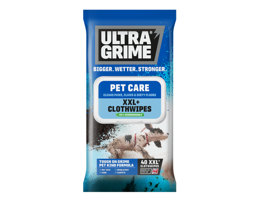 Ultragrime Life Pet Care Cloth Wipes 40 Pack XXL