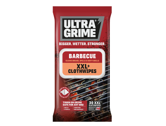 Ultragrime Life BBQ Cloth Wipes 30 Pack XXL