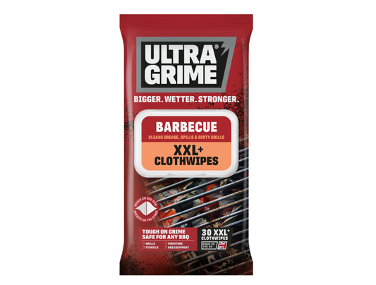 Ultragrime Life BBQ Cloth Wipes XXL 30 Pack