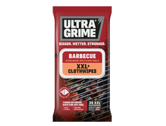 Ultragrime Life BBQ Cloth Wipes XXL 30 Pack