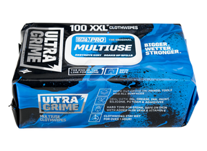 Ultragrime Pro Multi-Use Cloth Wipes XXL 100 Pack