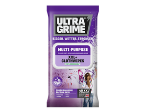 Ultragrime Life Multi Purpose Pomelo Cloth Wipes XXL 40 Pack