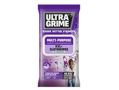 Ultragrime Life Multi Purpose Pomelo Cloth Wipes XXL 40 Pack