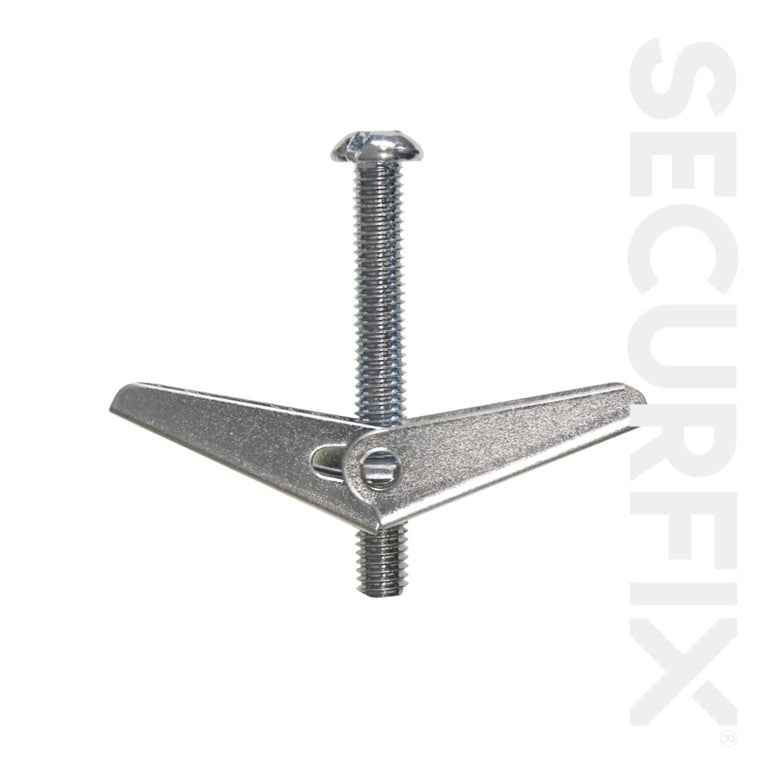 Securfix Heavy Duty Spring Toggle 20 Pack M6 x 75mm