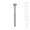 Securfix Coach Screw 10 Pack M10 x 70mm